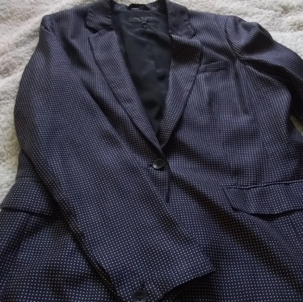 Rag and Bone Silk Blazer